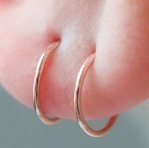 Rose Gold Hoop Earrings